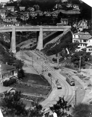 Newly completed Kelburn Viaduct