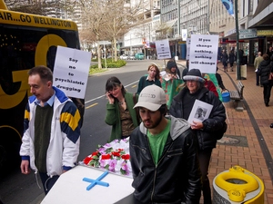 Casper (Community Action on Suicide Prevention Education & Research) awareness march, Wellington City, September 2011