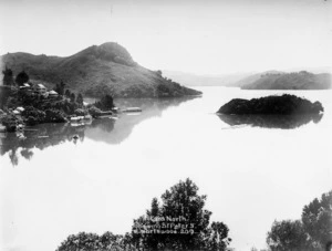 View of Totara North, showing St Peters