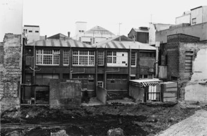 Rear of buildings on Courtenay Place, Wellington