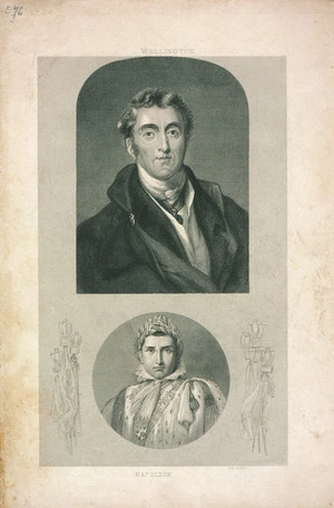 Prior, Thomas Abiel, 1809-1886 :[Portraits of] Wellington [and] Napoleon [1840s?]