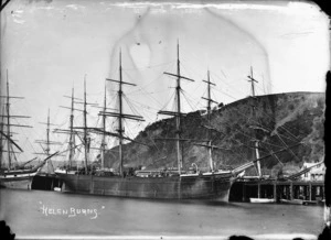 Sailing ship "Helen Burns" at Port Chalmers