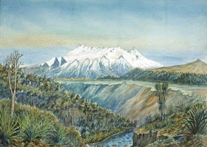 Beere, Gerald Butler, 1836-1914 :Mt Ruapehu. [1880-1910?]