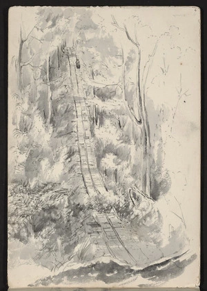 [Stowe, Jane], 1838?-1931 :[A bush tramway. 1882?]