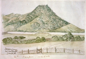 Taylor, Richard, 1805-1873 :Taupiri from Mr Ashwells, Jan 31 [18]51