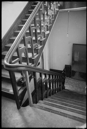 View of part of a staircase, Wellington College