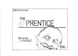 Latest show in town. THE AP-PRENTICE. Will he fire... or be fired? 13 April 2010