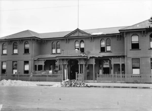 Courthouse in Napier, a makeshift morgue after the 1931 earthquake