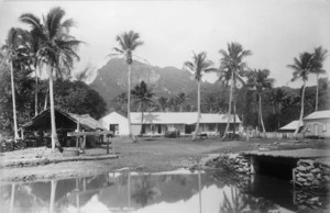 Trading Station, Rarotonga, Cook Islands - Photograph taken by George Dobson Valentine