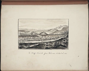 Carbery, Andrew Thomas H 1836-1870 :The Bluff stockade from Koheroa. New Zealand 1863