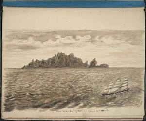 Carbery, Andrew Thomas H 1836-1870 :The "Golden Sea" off Trinidad Island, South Atlantic [1866].