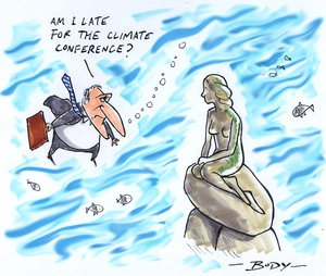 "Am I late for the Climate Conference?" 30 November 2009