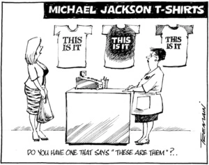 MICHAEL JACKSON T-SHIRTS. 28 April 2010