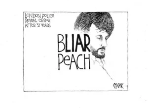London Police reveal error after 31 years. BLAIR Peach. 29 April 2010