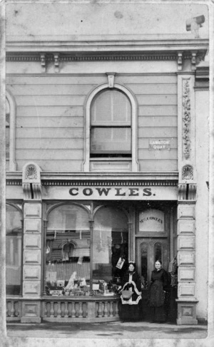 Cowles shop front, Lambton Quay, Wellington