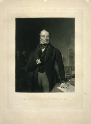 Carrick, Thomas, 1802-1875 :The Rt. Hon. Lord John Russell, M.P. Painted by T. Carrick; engraved by S. Bellin. London, George Routledge, 1844.