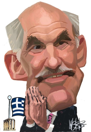 George Papandreou. 3 May 2010