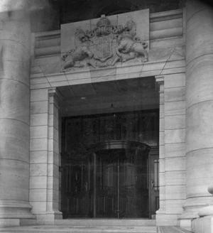 The main entrance [Parliament Buildings]