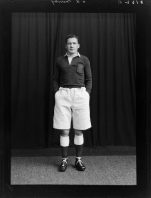 P F Murray, member of the British Lions rugby union team