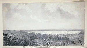 [Lister Family] :Nomuka, looking S. E. across the lagoon [May 1889?]