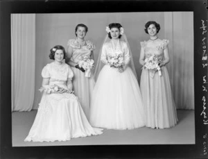 Unidentified bridal group
