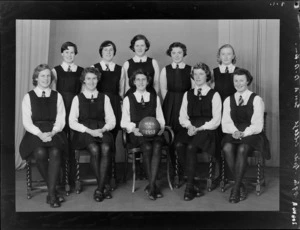 Wellington Girls' College Senior A basketball team of 1953