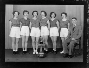 Miramar sports club, women's A grade [basketball?] team of 1953