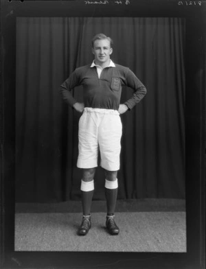 B H Black, member of the British Lions rugby union team