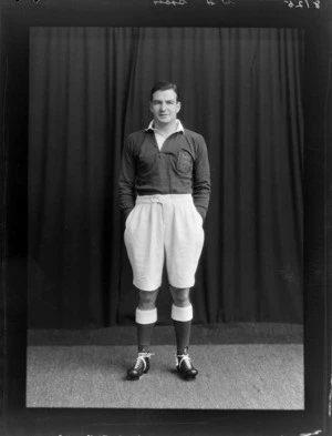 W H Sobey, member of the British Lions rugby union team