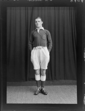 H M Bowcott, member of the British Lions rugby union team
