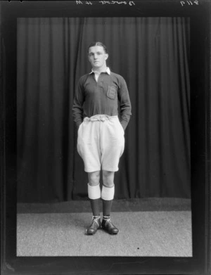 H M Bowcott, member of the British Lions rugby union team