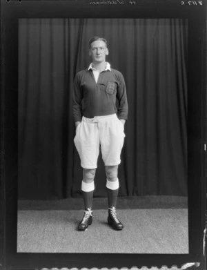 H Wilkinson, member of the British Lions rugby union team