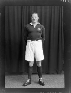 B Judd, member of the Australian representative rugby team vs New Zealand All Blacks, Bledisloe Cup 1931