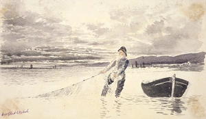 Hodgkins, William Mathew, 1833-1898 :Art club sketch [1880s?]
