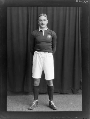 M White, member of the Australian representative rugby team vs New Zealand All Blacks, Bledisloe Cup 1931