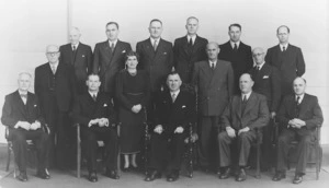 Frank Thompson of Crown Studios (Photographer) : New Zealand National Party, Prime Minister and Cabinet, 1951