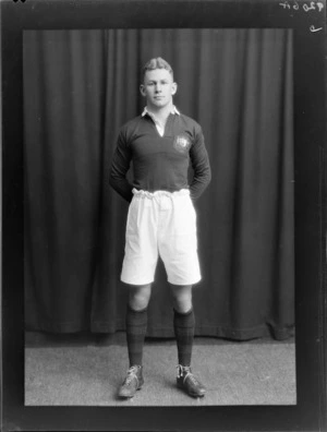 Jack Steggall, member of the Australian representative rugby team vs New Zealand All Blacks, Bledisloe Cup 1931