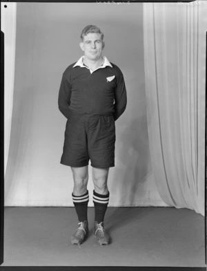 J G Simpson, member of the All Blacks, New Zealand representative rugby union team