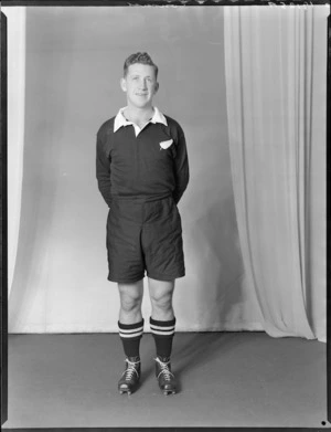 W J M Conrad, member of the All Blacks, New Zealand representative rugby union team
