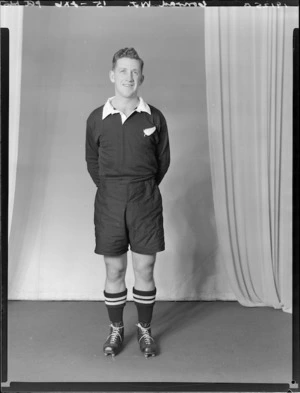 W J M Conrad, member of the All Blacks, New Zealand representative rugby union team