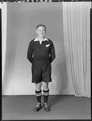 N W M Black, member of the All Blacks, New Zealand representative rugby union team