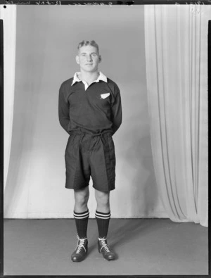 K E Gudsell, member of the All Blacks, New Zealand representative rugby union team