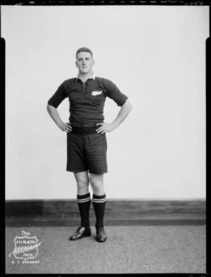 R T Stewart, member of the All Blacks, New Zealand representative rugby union team, tour to South Africa, 1928