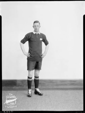 M F Nicholls, Vice Captain of the All Blacks, New Zealand representative rugby union team, tour of South Africa, 1928