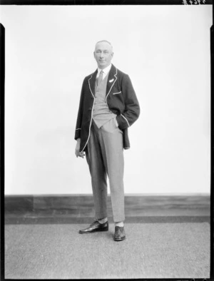 A W Mercer, masseur to the All Blacks, New Zealand representative rugby union team, tour of South Africa, 1928