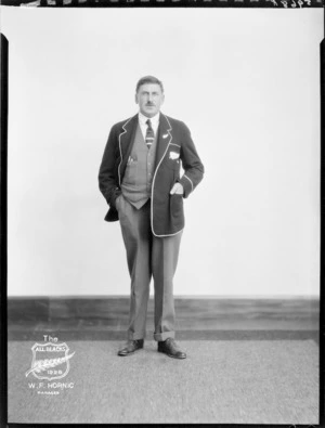 W F Hornig, Manager of the All Blacks, New Zealand representative rugby union team, tour of South Africa, 1928