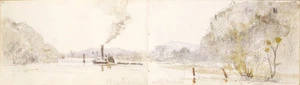 Williams, Edward Arthur, 1824-1898 :Taupiri on the Waikato. 13/3/64