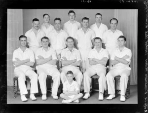 Members of the Dominion Motors cricket club, winners of the E grade, 1952-1953