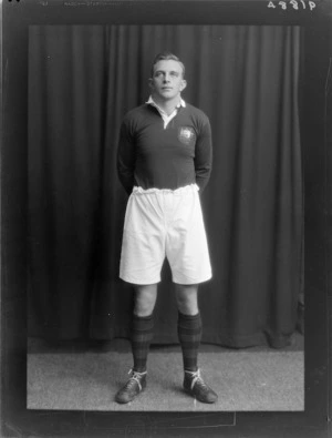 F Wyatt, member of the Australian representative rugby team vs New Zealand All Blacks, Bledisloe Cup 1931