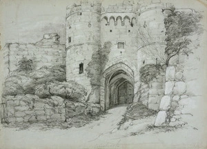[Barraud, Charles Decimus] 1822-1897 :Carisbrook [Castle] Round tower ... built in the reign of Edward IV (?) [1876?]